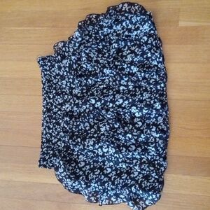 Vanity Floral Juniors Mini Skirt Medium